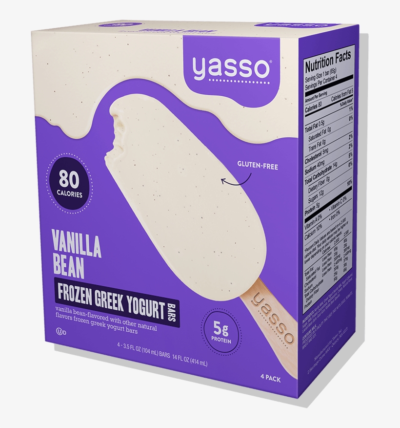 Cool Beans, It's Classic Vanilla Flavor With A Froyo - Yasso Ice Cream, transparent png #8481775