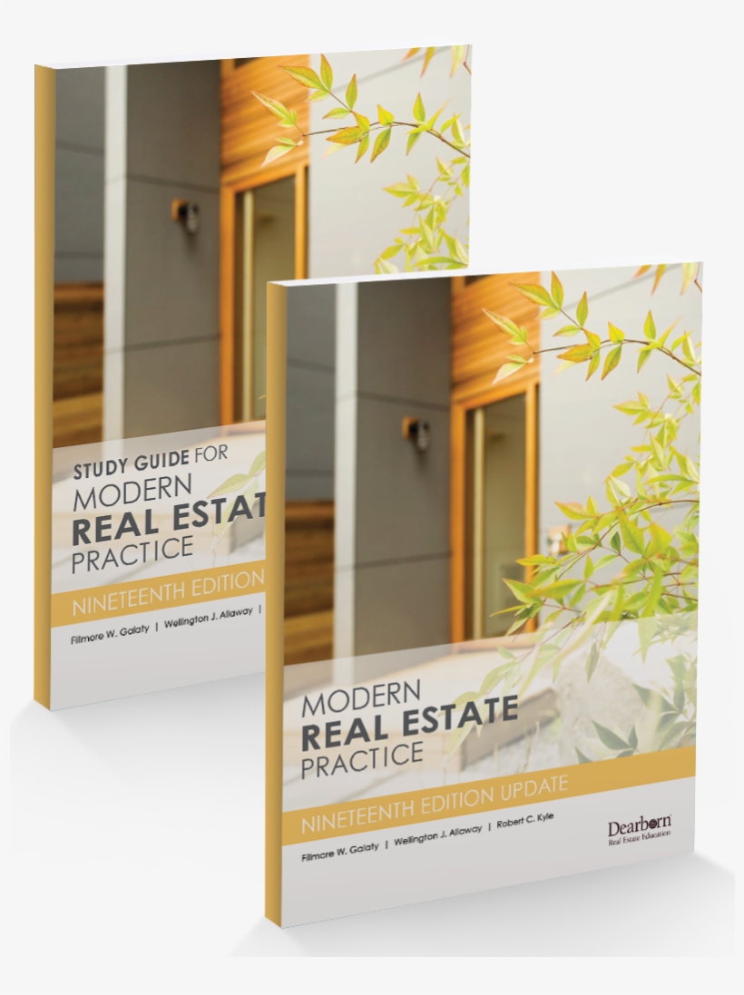 Modern Real Estate Practice 19th Edition Update Textbook - Flyer, transparent png #8483298