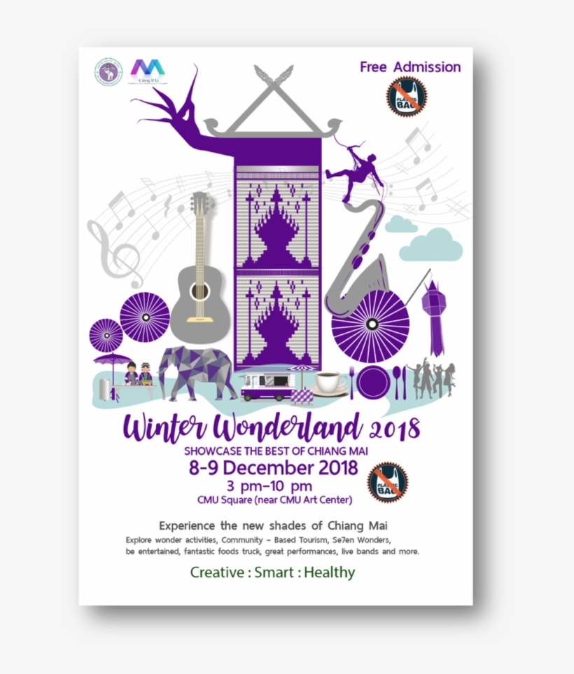 Cmu Cmww Poster Draft 1 - Winter Wonderland Chiang Mai, transparent png #8483561