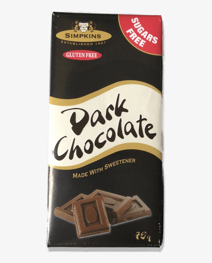 Simpkins Sugar Free Chocolate Bars - Chocolate, transparent png #8483673