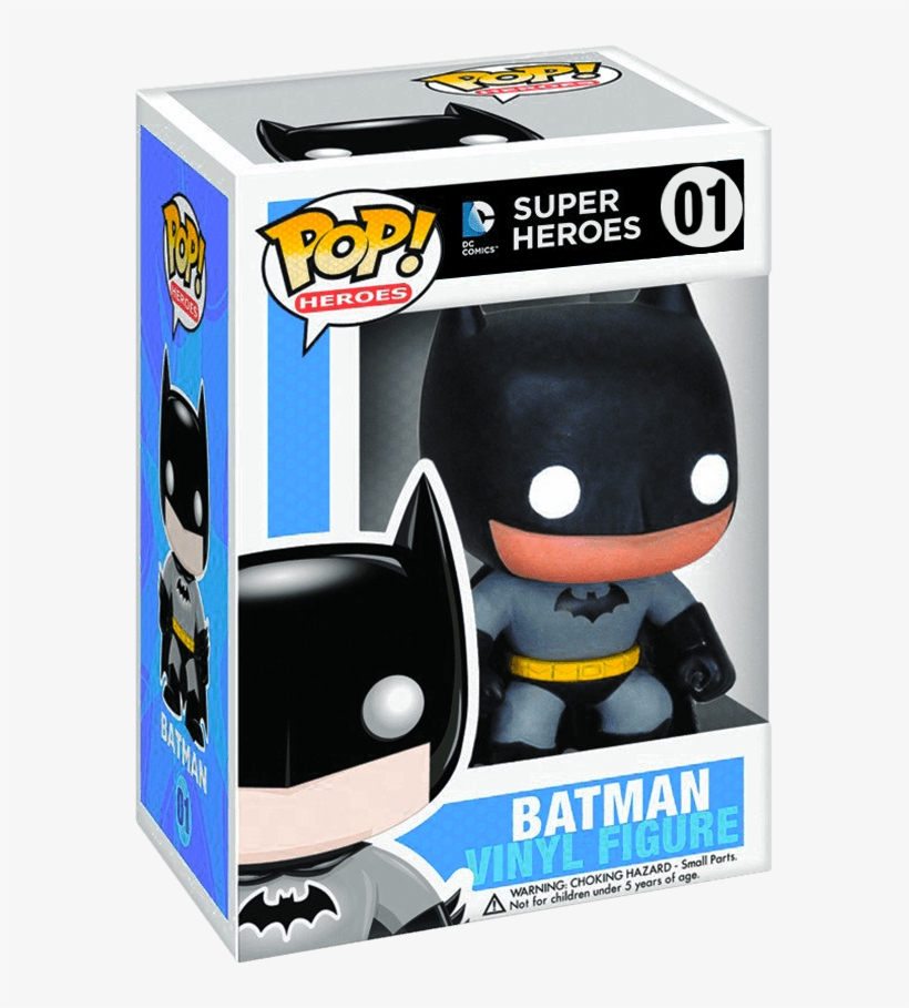 Funko Pop Dc Super Heroes Batman - Batman Pop Figure, transparent png #8484127
