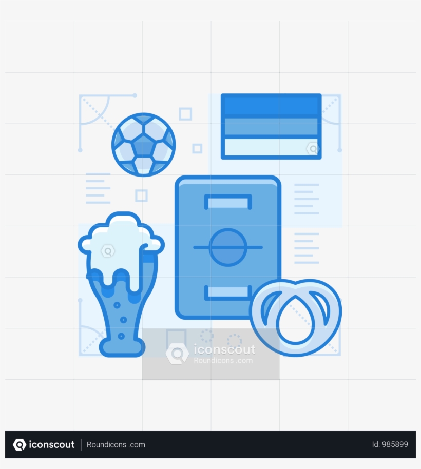 Football Craze In Germany Illustration - Circle, transparent png #8484658