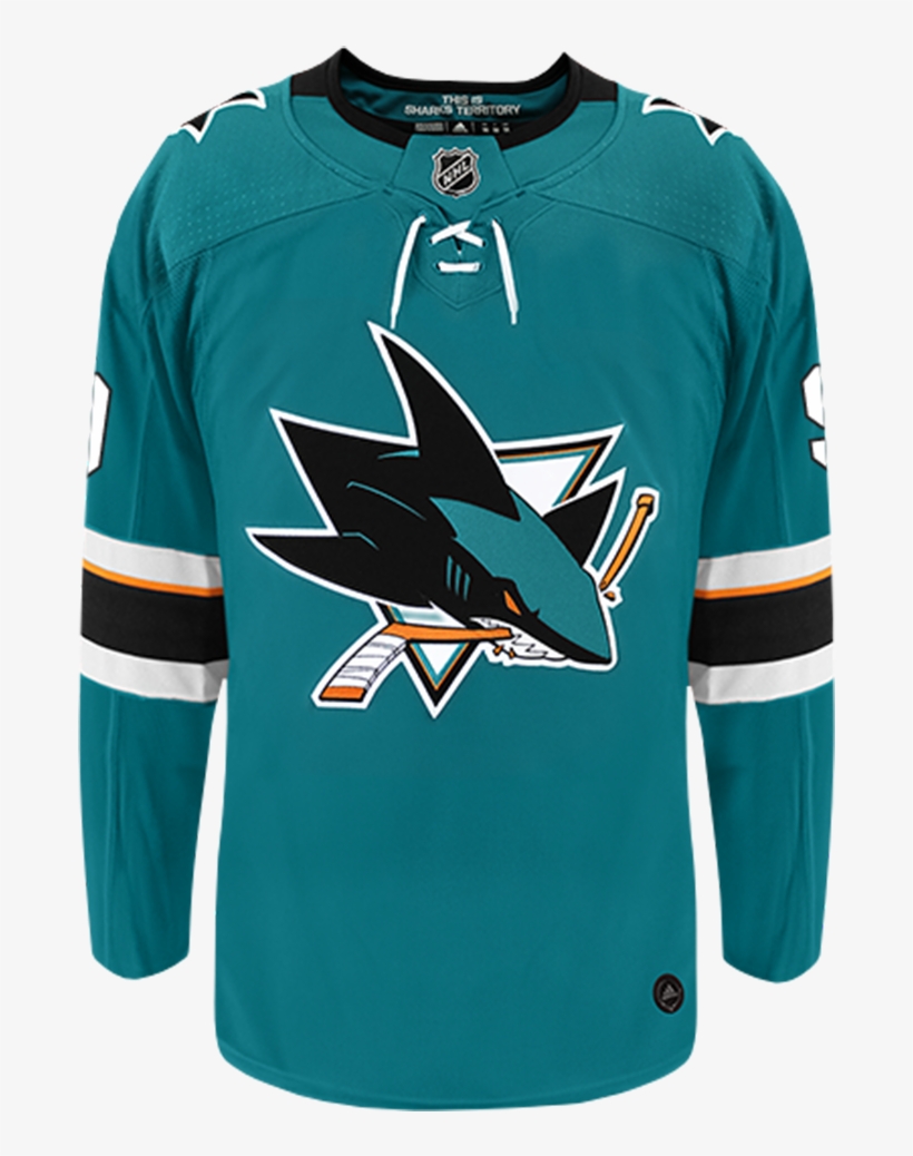 Product - Erik Karlsson Sharks Jersey, transparent png #8484821