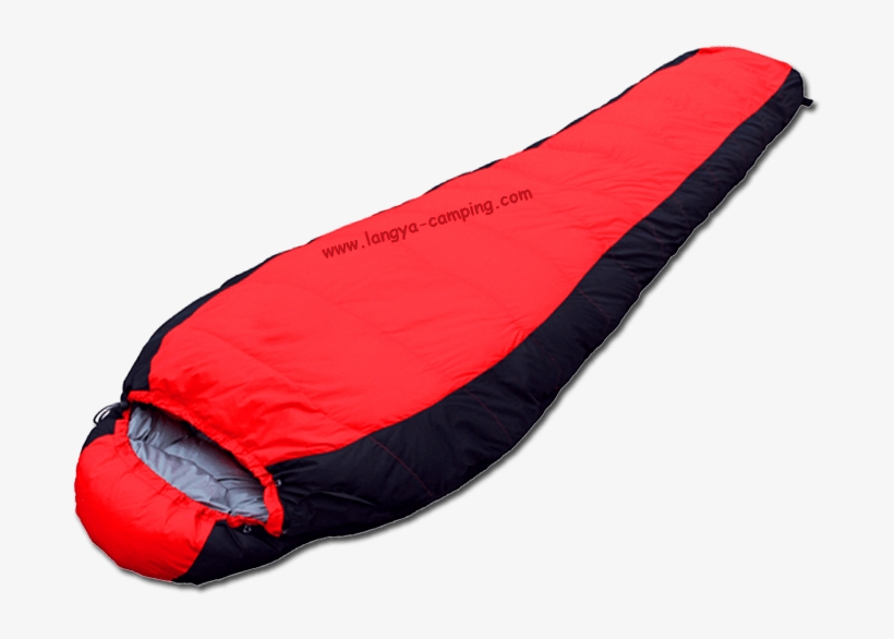 Duck Down Mummy Sleeping Bag L - Inflatable, transparent png #8485629