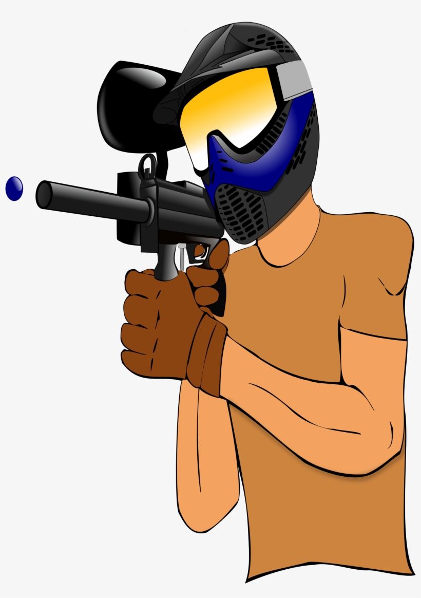Big Image - Paintball Clipart, transparent png #8486056