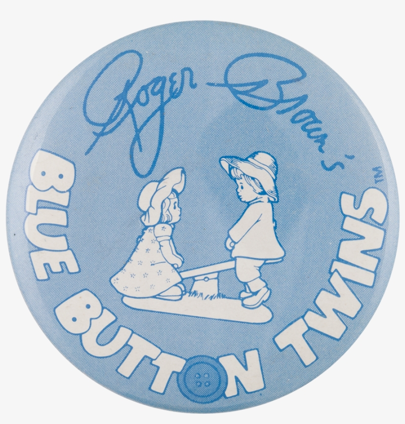 Blue Button Twins - Circle, transparent png #8486498