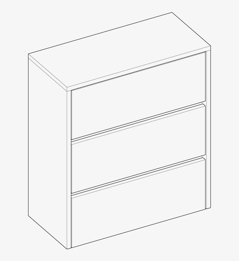 Dresser - Filing Cabinet, transparent png #8487575