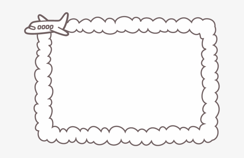 Airplane 2 Airplane Picture Frame Transparent Png Free Transparent