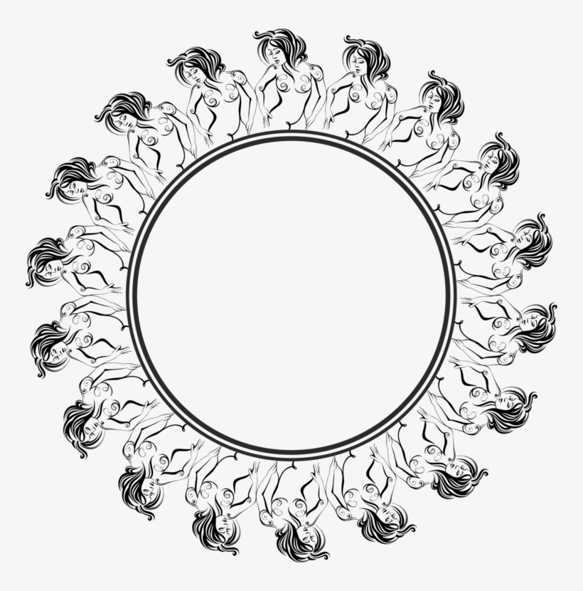 Picture Frames Abstract Art Line Art Child Abstract - Circle, transparent png #8487846