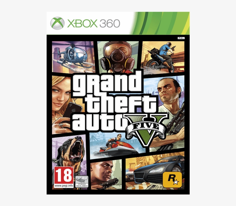 Grand Theft Auto V - Gta 5 Game Xbox 360, transparent png #8488815