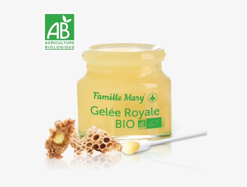 Gelée Royale Française Bio - Pot De Gelée Royale Bio, transparent png #8488942