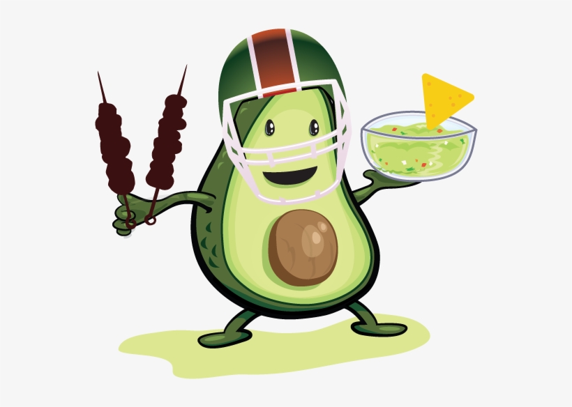 B990b33a7b3e1507048244 Avacado Player - Cartoon Chips And Guac, transparent png #8489020