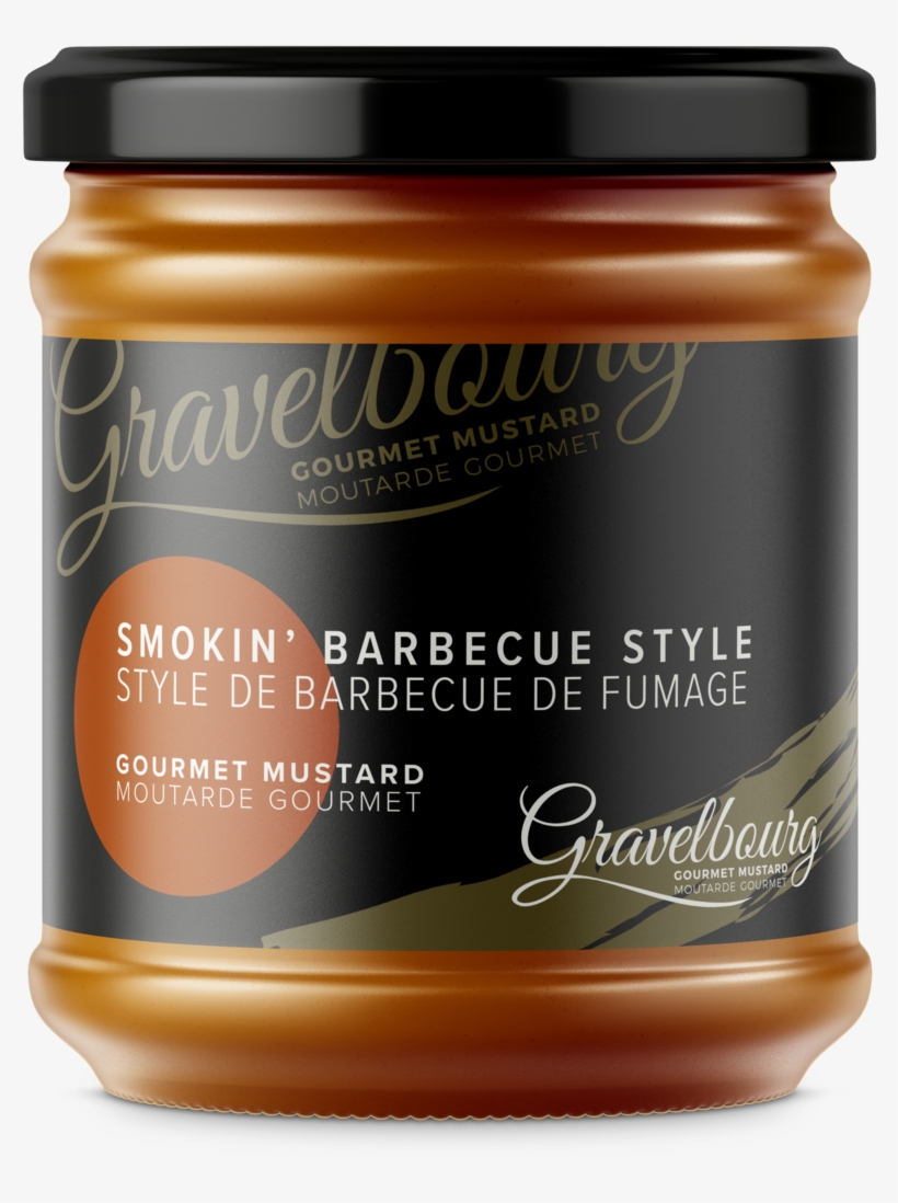 Smokin' Barbecue Gourmet Style Mustard - Styles For Home Garden & Living, transparent png #8489375