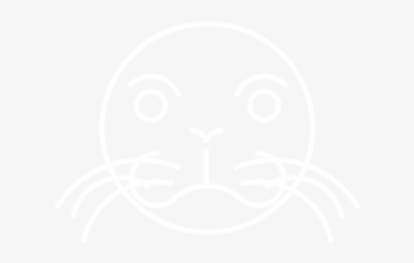 Clownfish - Johns Hopkins Logo White, transparent png #8490841