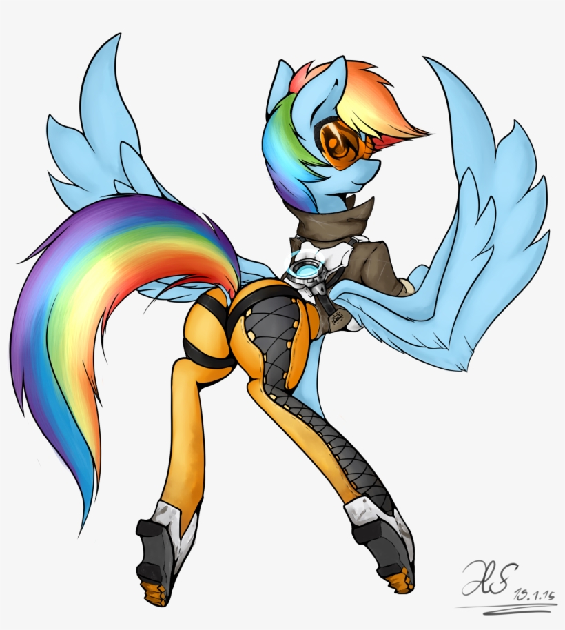 Uploaded - Overwatch Tracer Transparent, transparent png #8491860