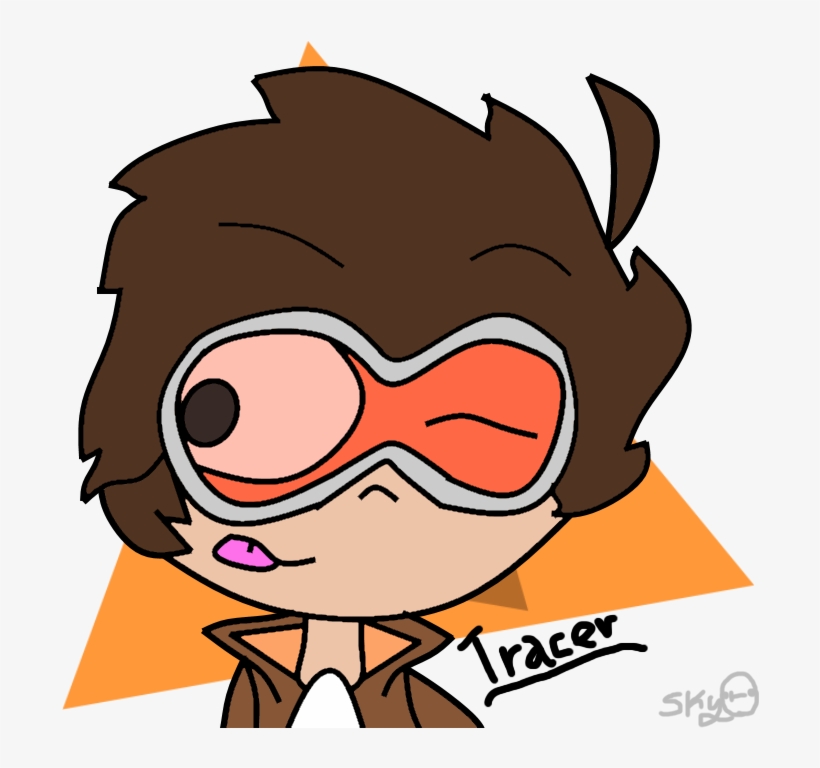 Overwatch Tracer - Cartoon, transparent png #8492172