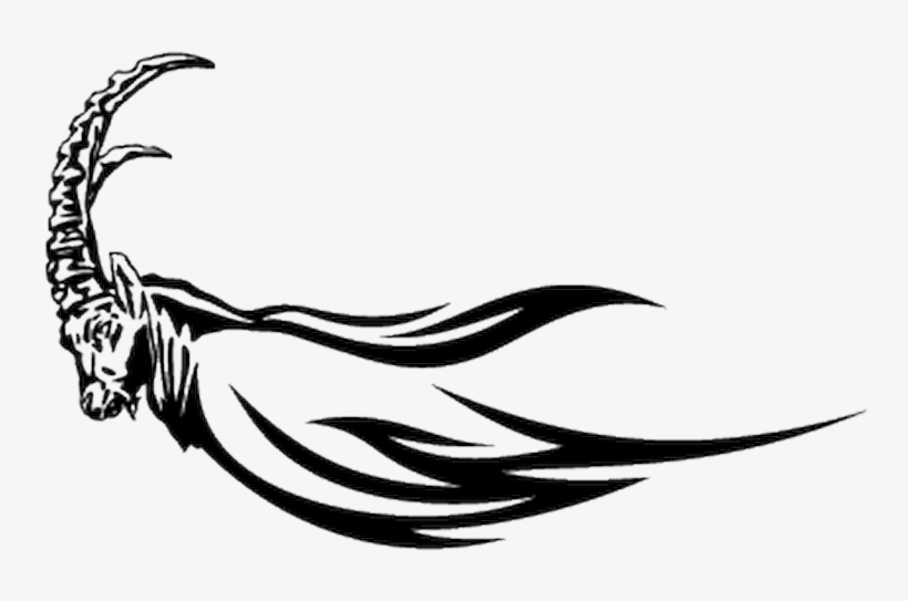2831 Bouquetin Flammes - Tribal Animals, transparent png #8492384
