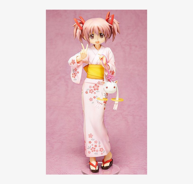 Puella Magi Madoka Magica - Madoka Kimono Figure, transparent png #8492750