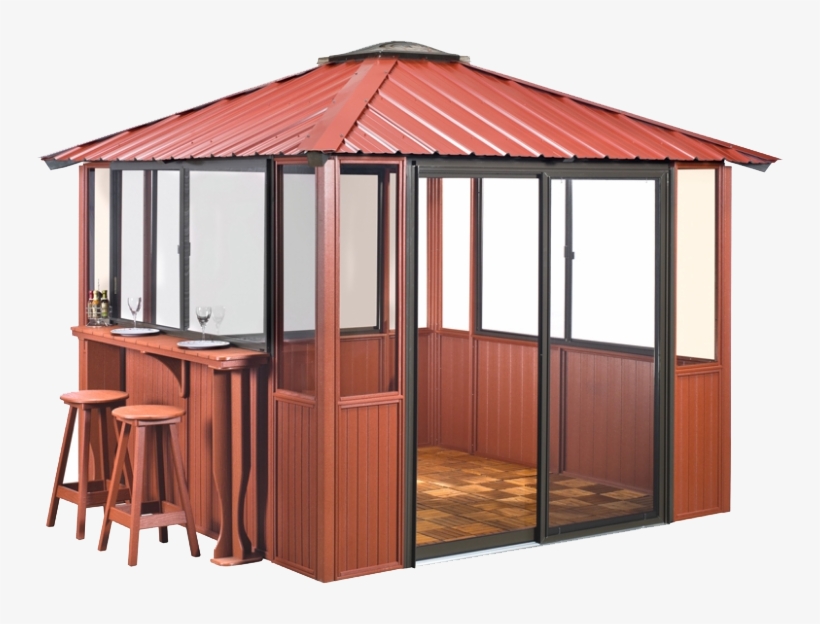 By A And B Accessories - 10 X 10 Enclosed Gazebo, transparent png #8492957