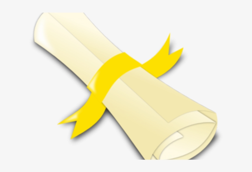 Gold Clipart Diploma - Missile, transparent png #8493007