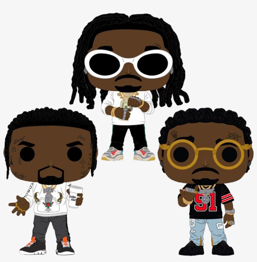 Migos - Funko Pop Migos, transparent png #8493230