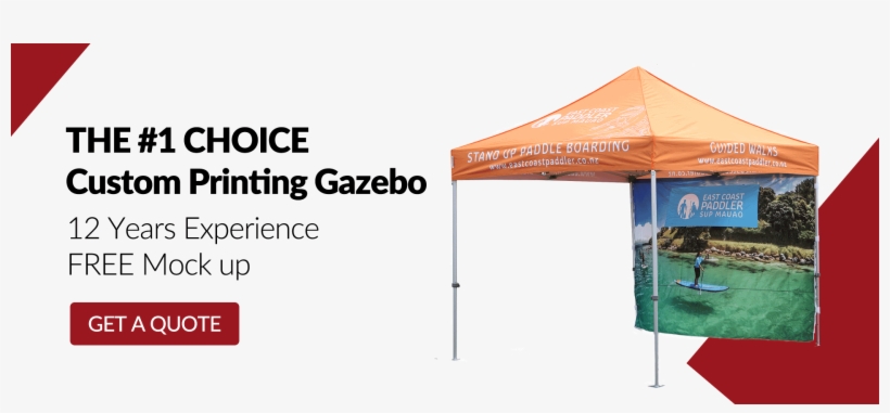 #1 Choice Custom Printing Gazebos - Canopy, transparent png #8493308