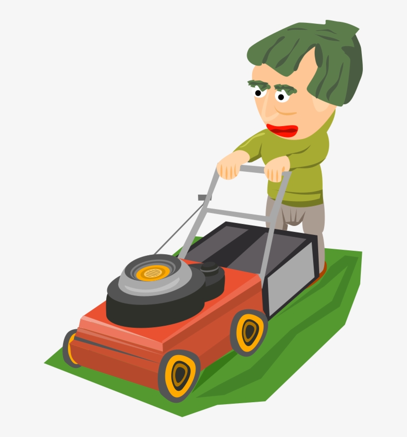 Medium Image - Mowing Lawn Png, transparent png #8495386