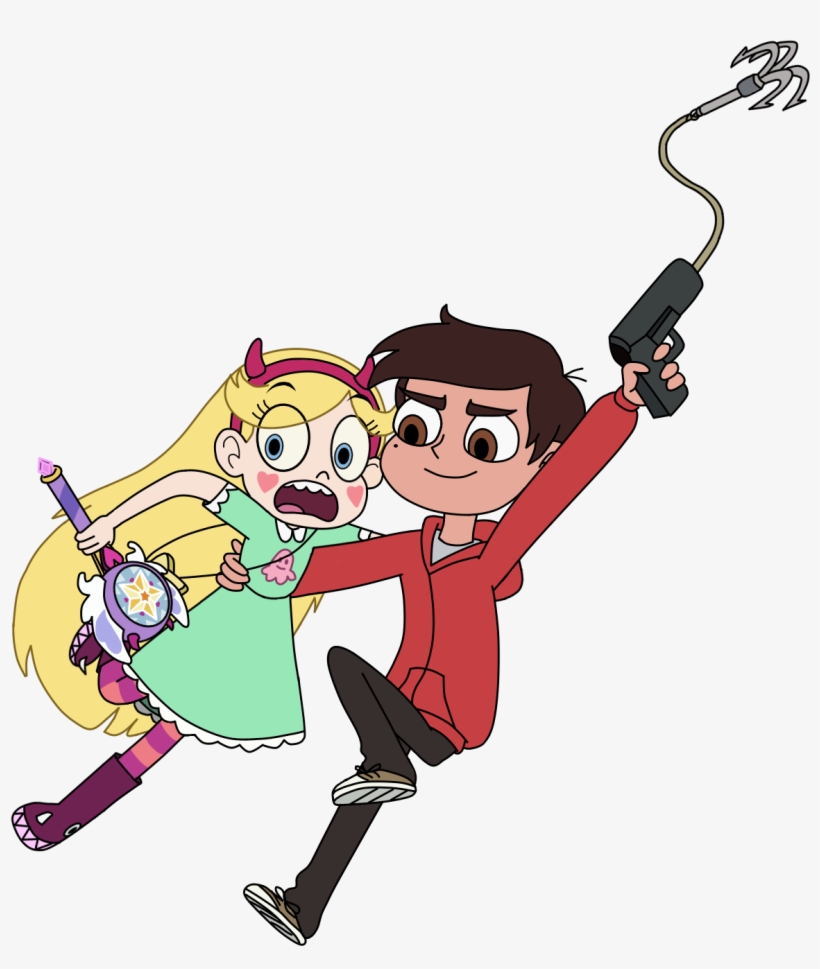 Fanwork My Starco Drawing (a Gravity Falls - Star Vs. The Forces Of Evil, transparent png #8496211
