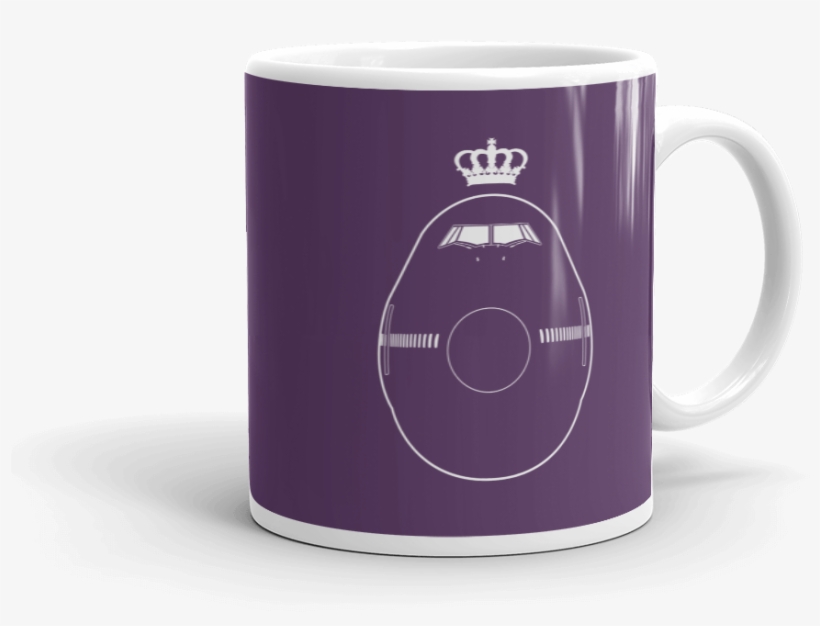 Boeing 747 Queen Of The Skies Crown Mug - Crown, transparent png #8496271