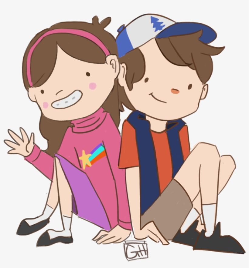 Gravity Falls Vinyl Sticker - Cartoon, transparent png #8496374