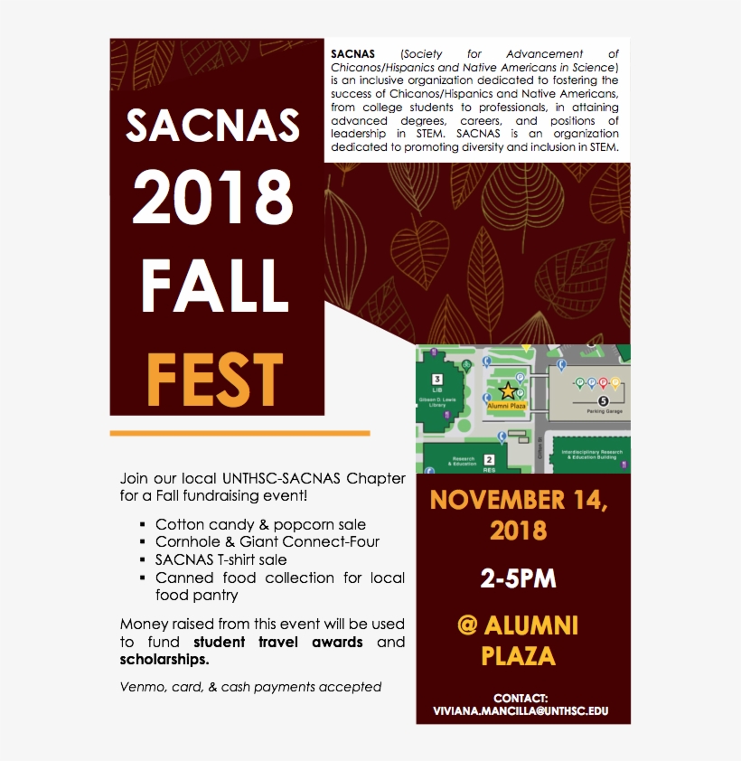 1st Annual Sacnas Fall Festival 11 14 2018 2 5pm @ - Arkadia Miami, transparent png #8496555