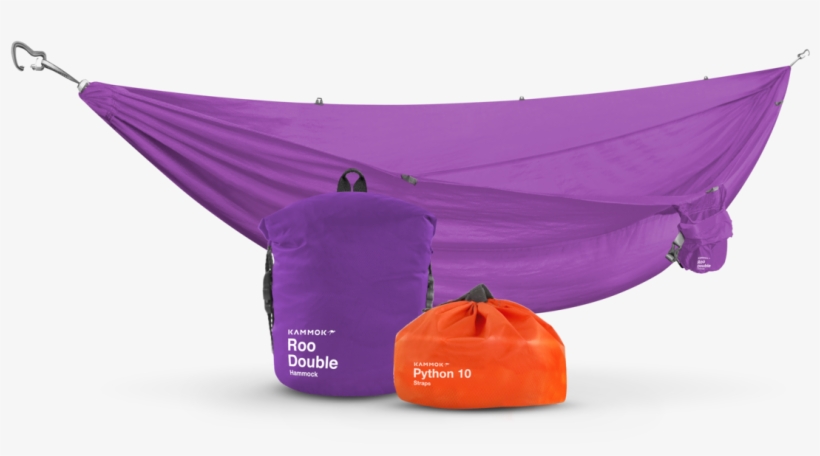 Ember Orange Ember Orange Ember Orange Ember Orange - Kammok Roo Double Hammock, transparent png #8496640