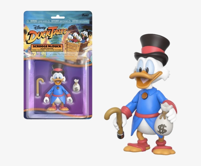 Funko Action Figure Disney Afternoon - Scrooge Mcduck Action Figure, transparent png #8496751