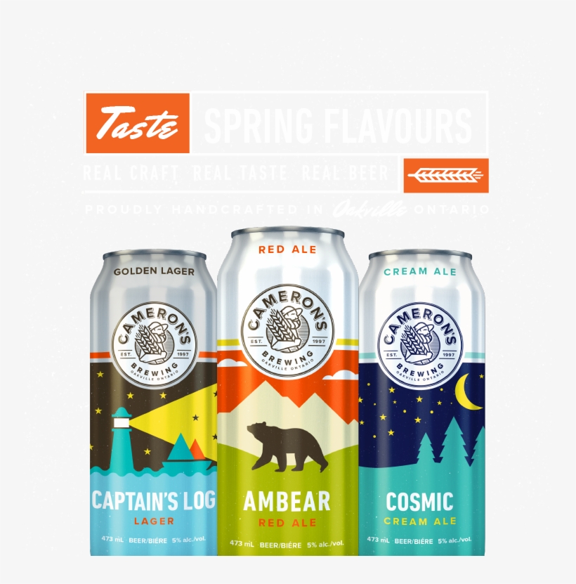 Camerons Carousel Template Spring 750 Phone Portrait - Cameron's Brewing Cosmic, transparent png #8496794