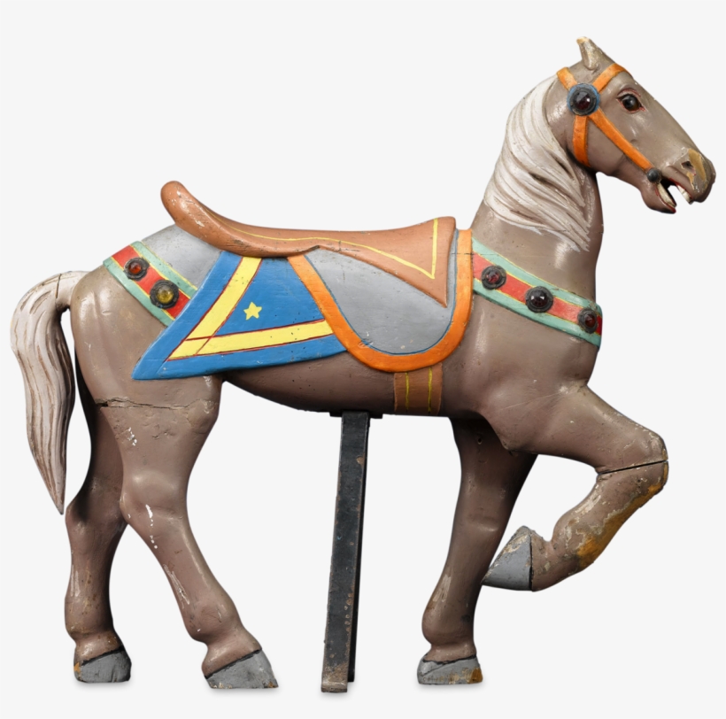 Miniature Illions Standing Carousel Horse - Sorrel, transparent png #8496850