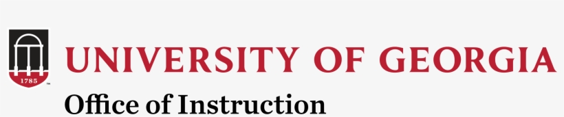 Office Of Instruction A The University Of Georgia Logo, transparent png #8497585