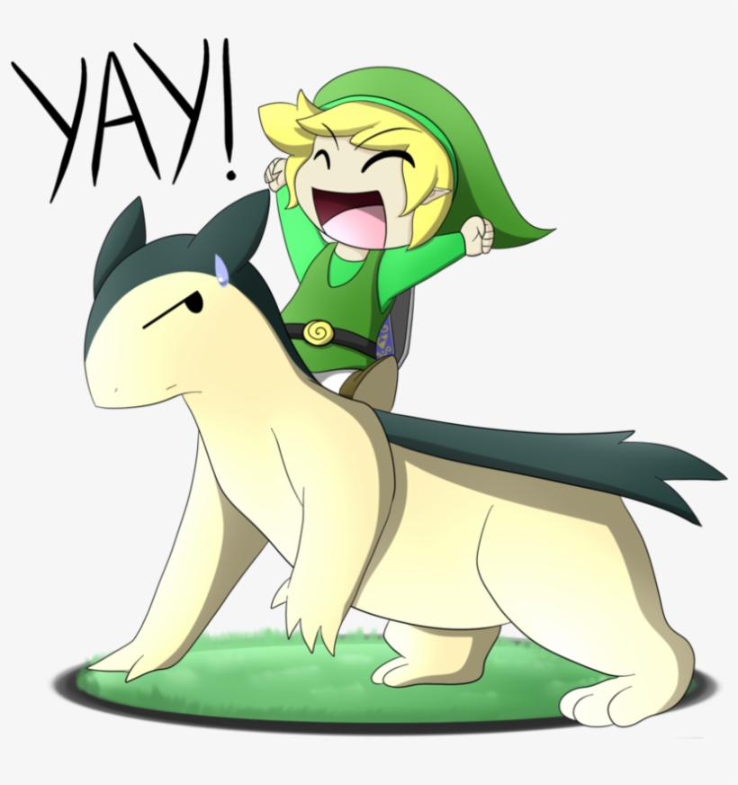 The Legend Of Zelda - Typhlosion Zelda, transparent png #8498278