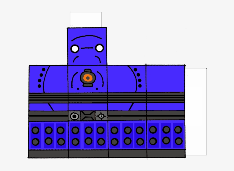 Blue Strategist Dalek - Cartoon, transparent png #8498538