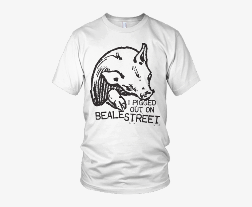 I Pigged Out On Beale Street - Ghost Pope T Shirt, transparent png #8498672
