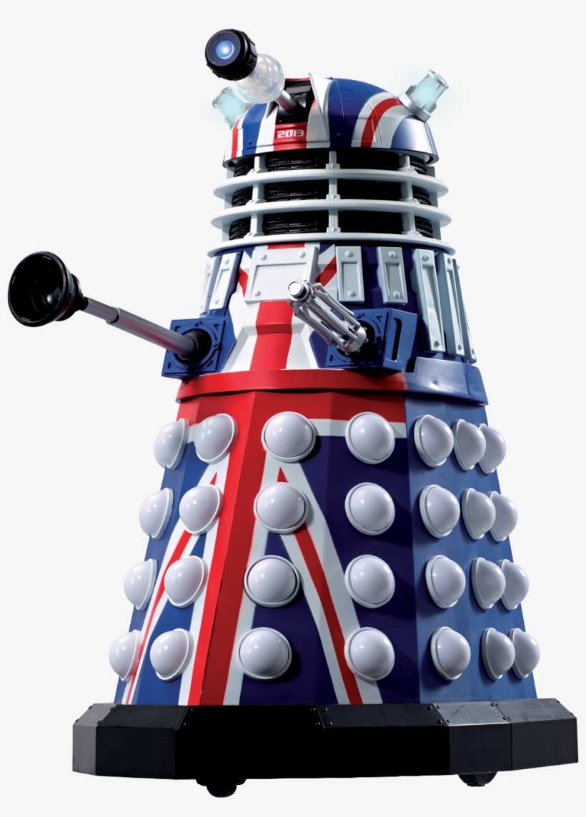 12" British Icon Dalek Collector's Edition With Light - Union Jack Dalek, transparent png #8498712