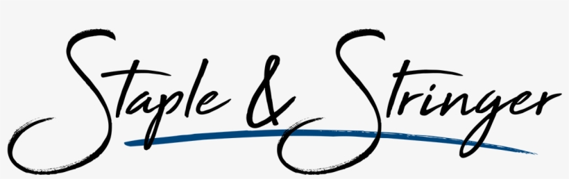 Staple & Stringer Logo - Calligraphy, transparent png #8498882