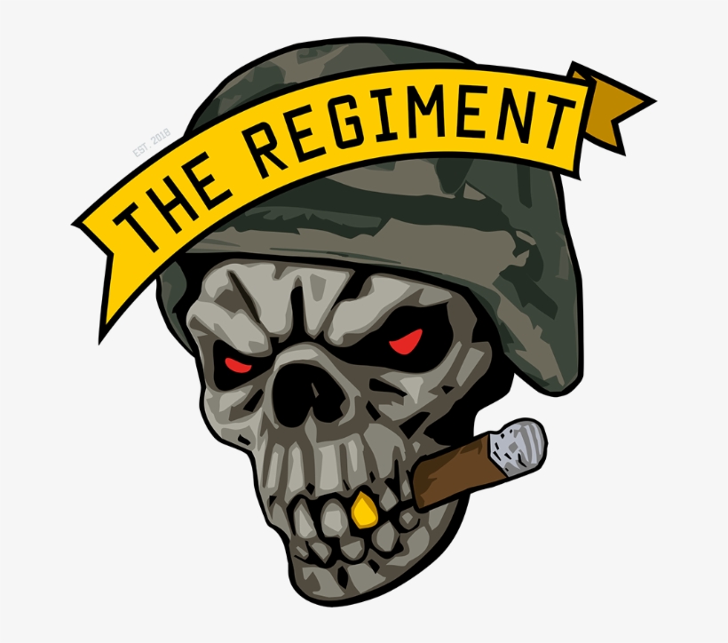 The Regimental Skull - Skull, transparent png #8498915