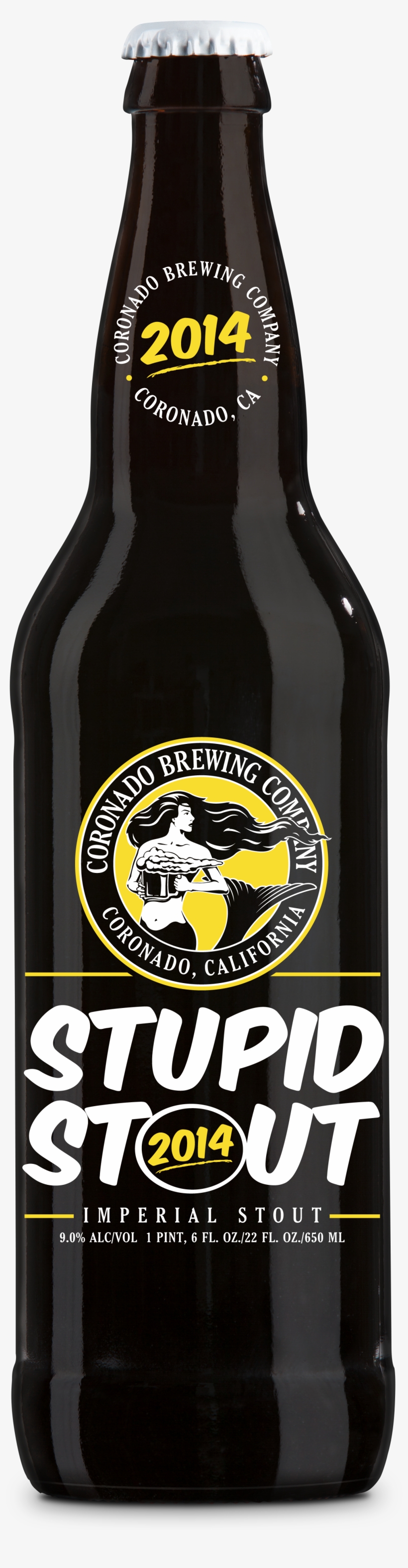 Coronado Brewing Brings Stupid Stout Imperial Back - Guinness, transparent png #8498969