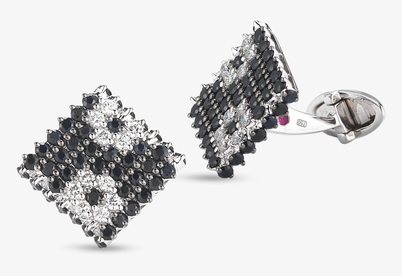 Roberto Coin Fantasia 18k White Gold Cufflinks With - Roberto Coin Cufflinks, transparent png #8499052