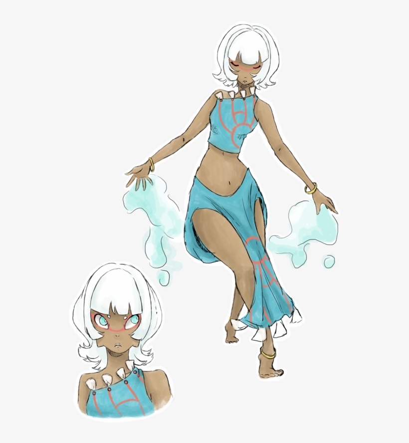 Kyogre Girl By Cherifish - Cartoon, transparent png #8499198