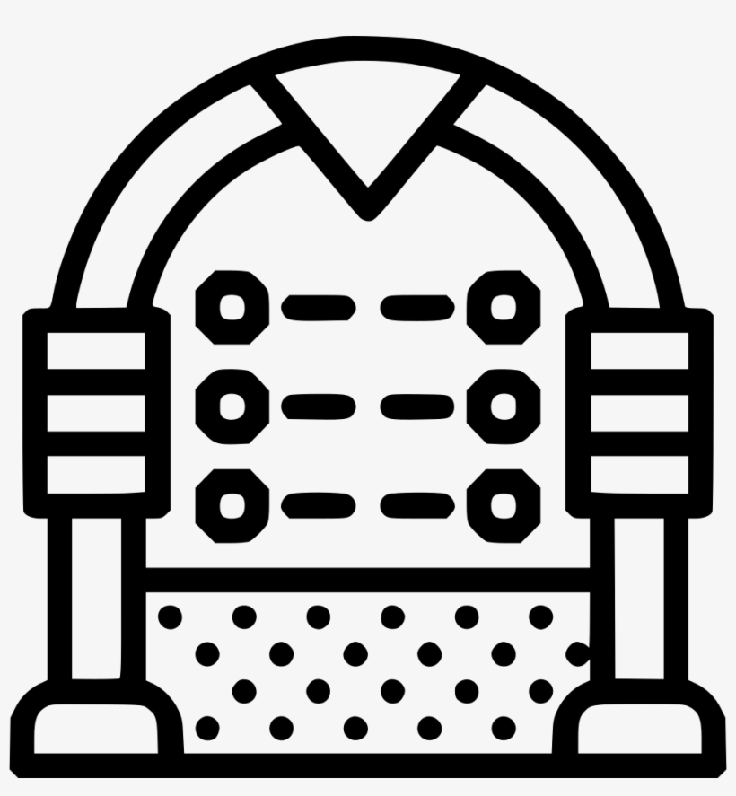 Jukebox Comments - Rockola Dibujo Para Colorear, transparent png #850071