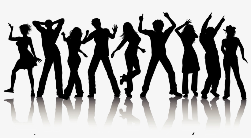 Black And White Party Png Image Mart - Zumba Dancer Clip Art, transparent png #850073