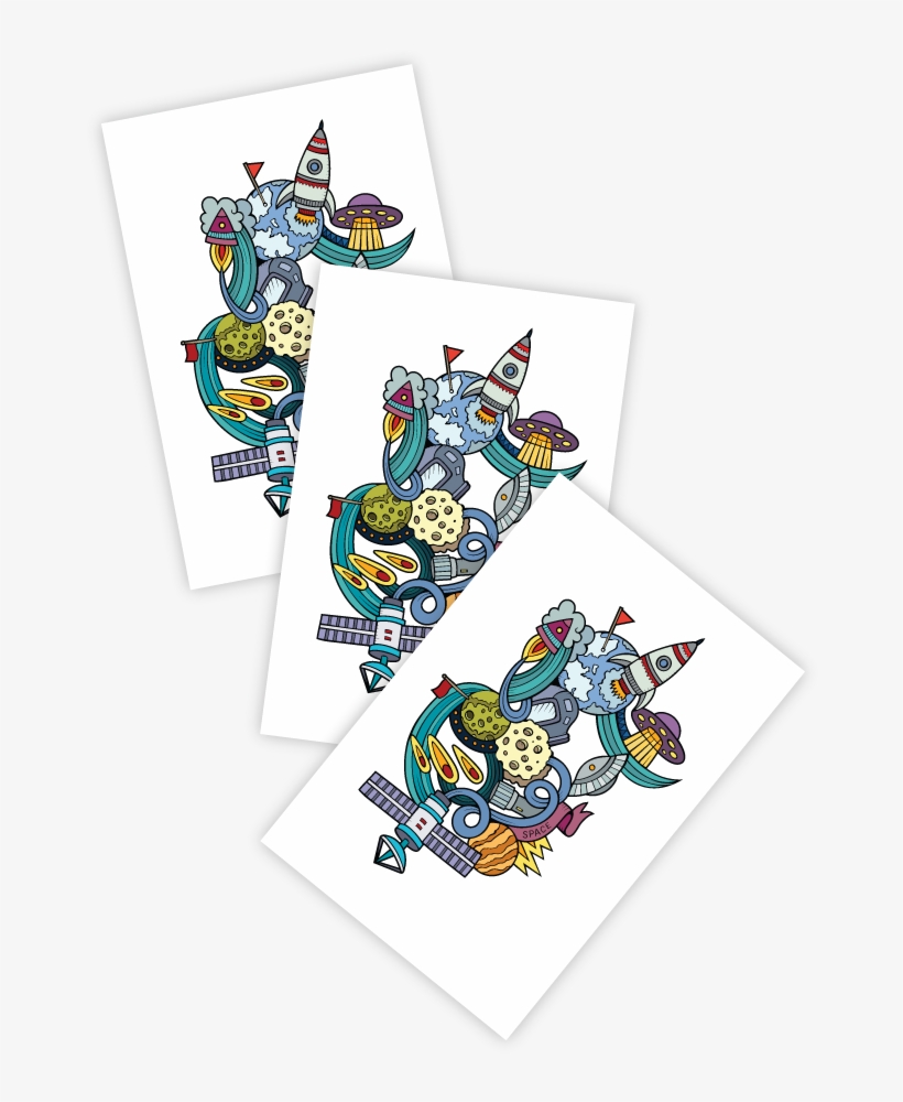 Space Doodles - Doodle, transparent png #850104