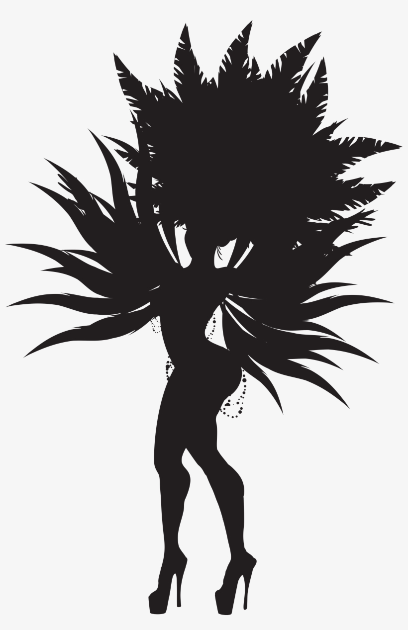 Samba Dancer Silhouette, transparent png #850270