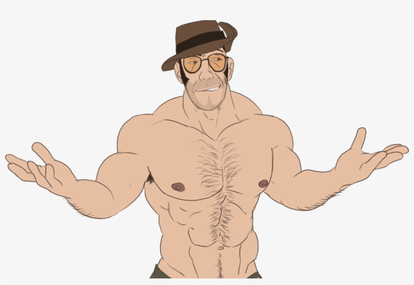 Shrug By Sniperstalker-d5yu5f7 - Tf2 Sniper Stalker Art, transparent png #850470